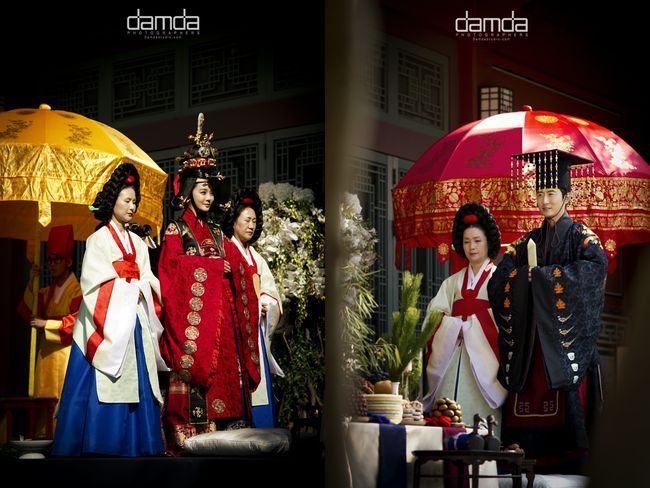 Photo of Chae Rim ♥ Gao Zi Qi wedding ceremony in Korea.