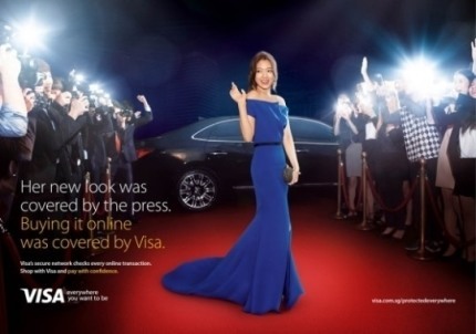 Park Shinhye's VISA Adverstisement