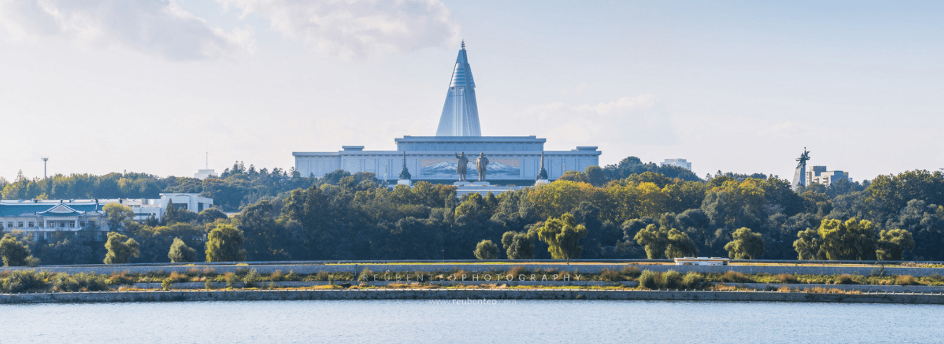 THE GRAND MONUMENT ACROSS THE TAEDONG RIVER