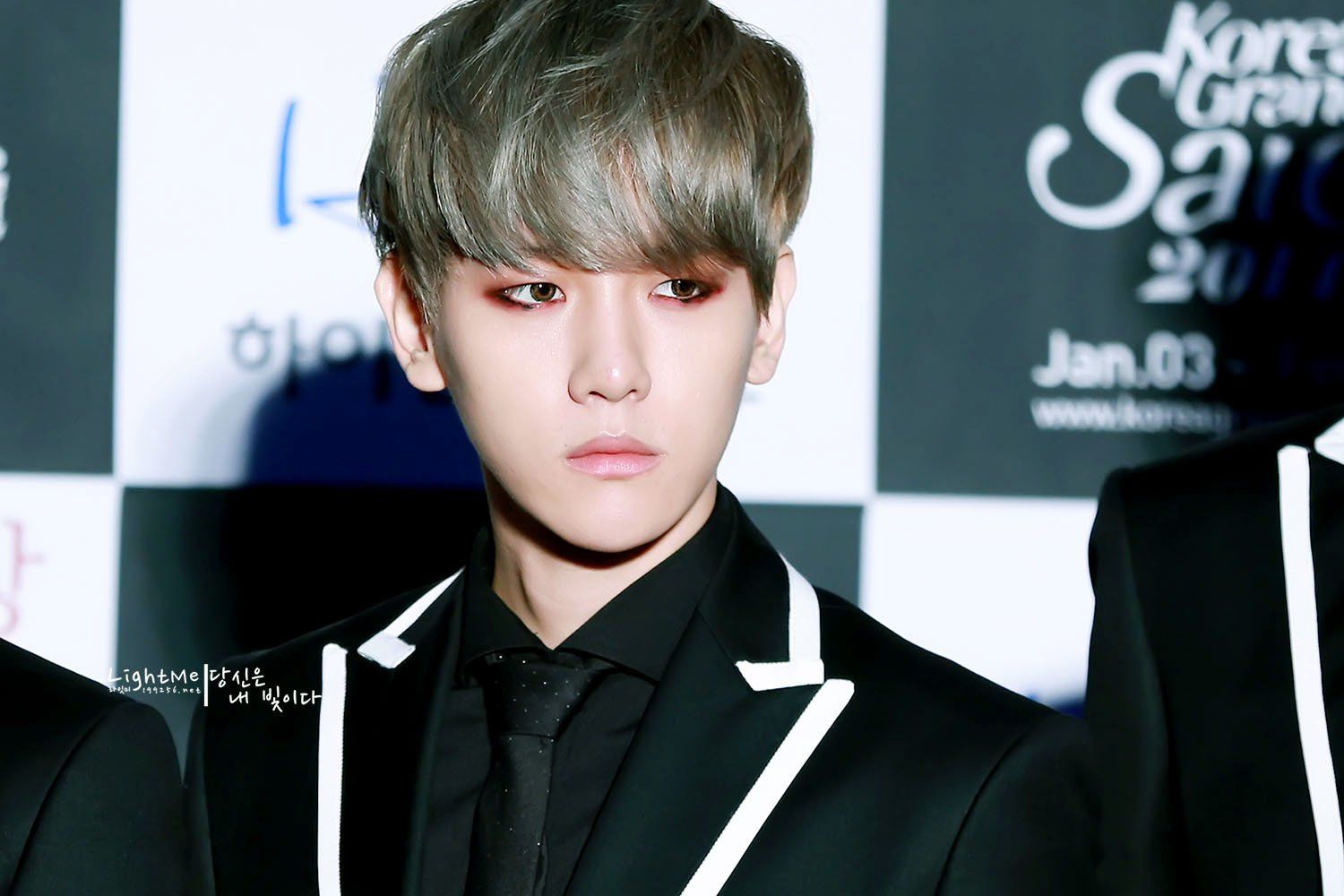 Baekhyun's eye makeup