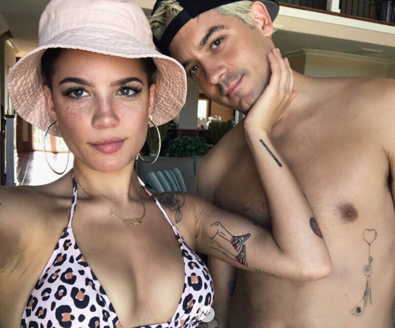 Halsey (left) and G-Eazy (right) | @iamhalsey/Instagram