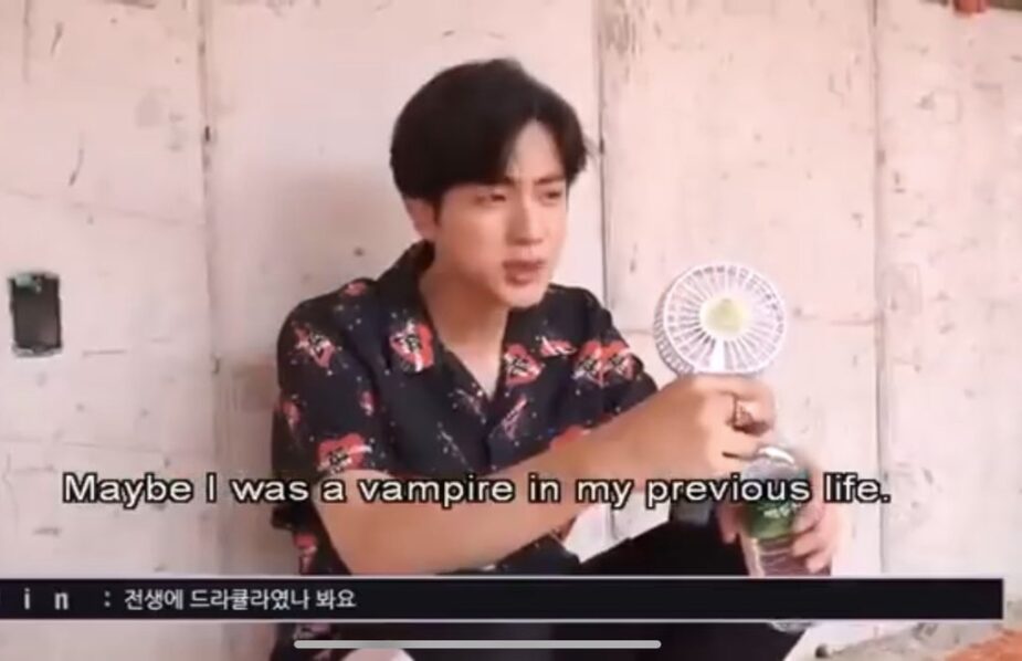 BTS Jin’s New Ability Has ARMY Believing He’s A Real-Life Vampire