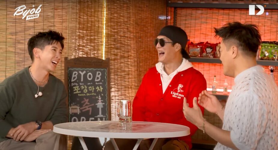 From left: Brian Joo, Joon Park, and J.Y. Park | JohnMaat/YouTube