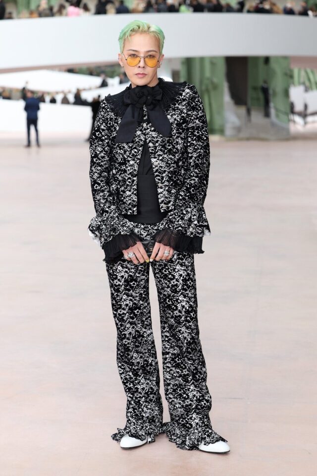 BIGBANG s G Dragon Draws Eyes With His Chanel Fashion Show Entrance 