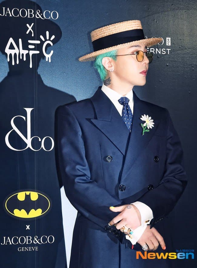 G-Dragon Flaunts Classy And Dapper At Jacob & Co Event