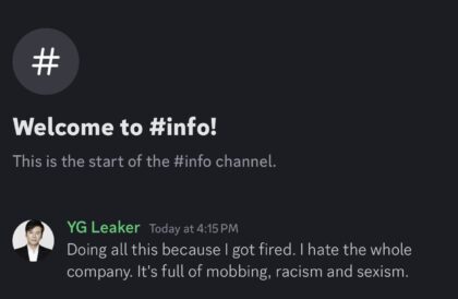 Alleged Former YG Entertainment Employee Threatens To Leak Sensitive