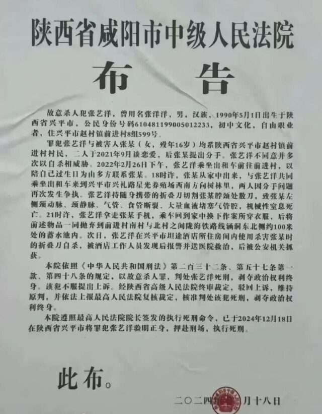 zhang yiyang report
