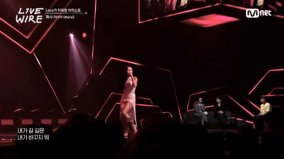 🔗화사 - 마리아(Maria)ㅣLoco ➡ 화사ㅣ#라이브와이어 8화 _ Mnet 250808 방송 1-32 screenshot (1)