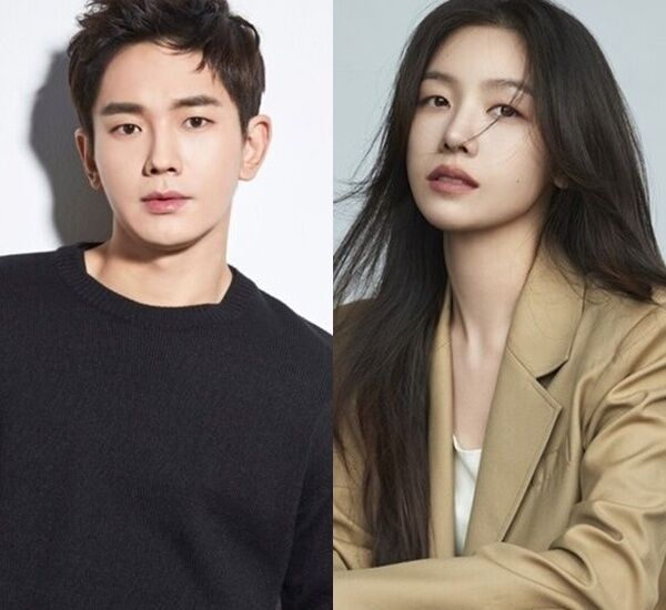 Casal durante as filmagens