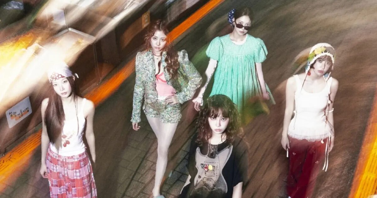 Официальное фото LE SSERAFIM для сингла SPAGHETTI