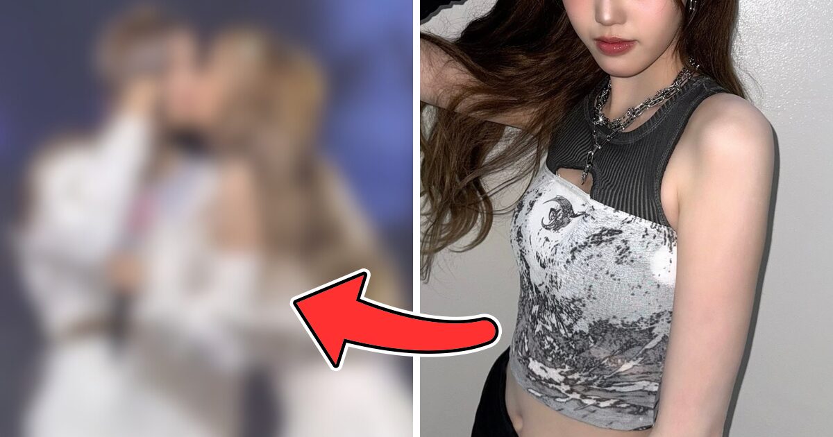 Girl Group Idol Suddenly Kisses Another Member On Stage