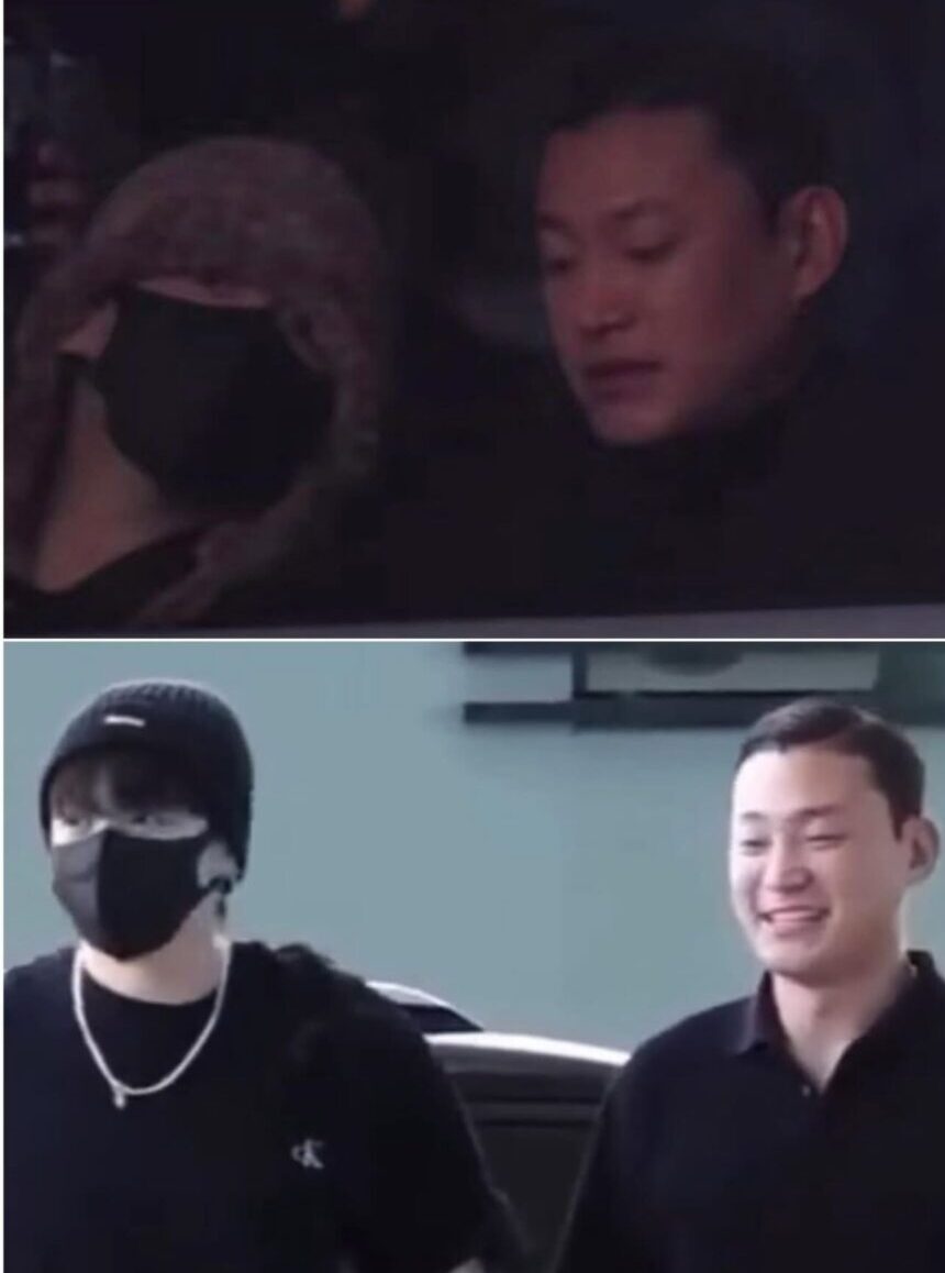 Print de tela mostrando Jungkook no concerto