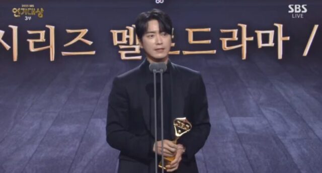sbs - best actor - lee jun hyuk