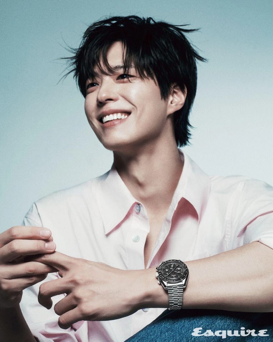 Jun Hyun Moo chatting