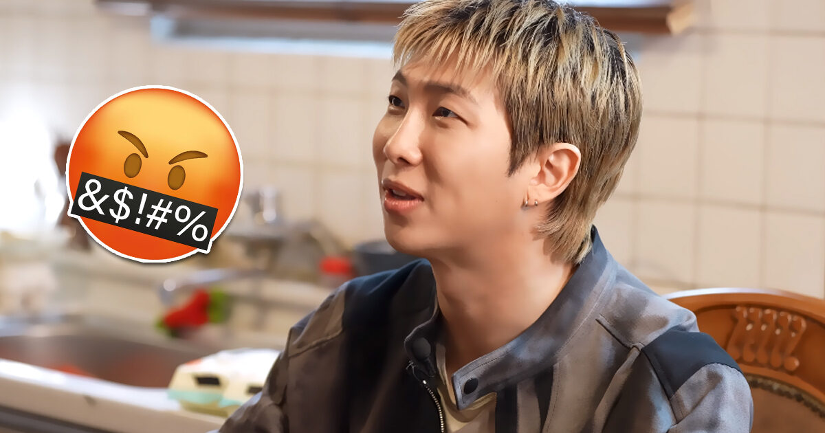 BTS’s RM Curses Out A Fellow Star For His Behavior Toward His Wife