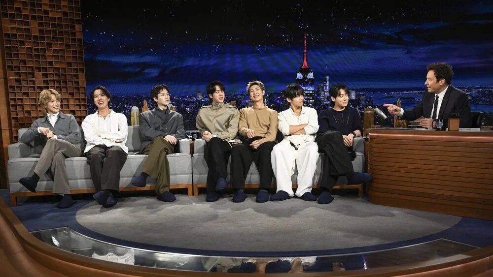 BTS no The Tonight Show com Jimmy Fallon