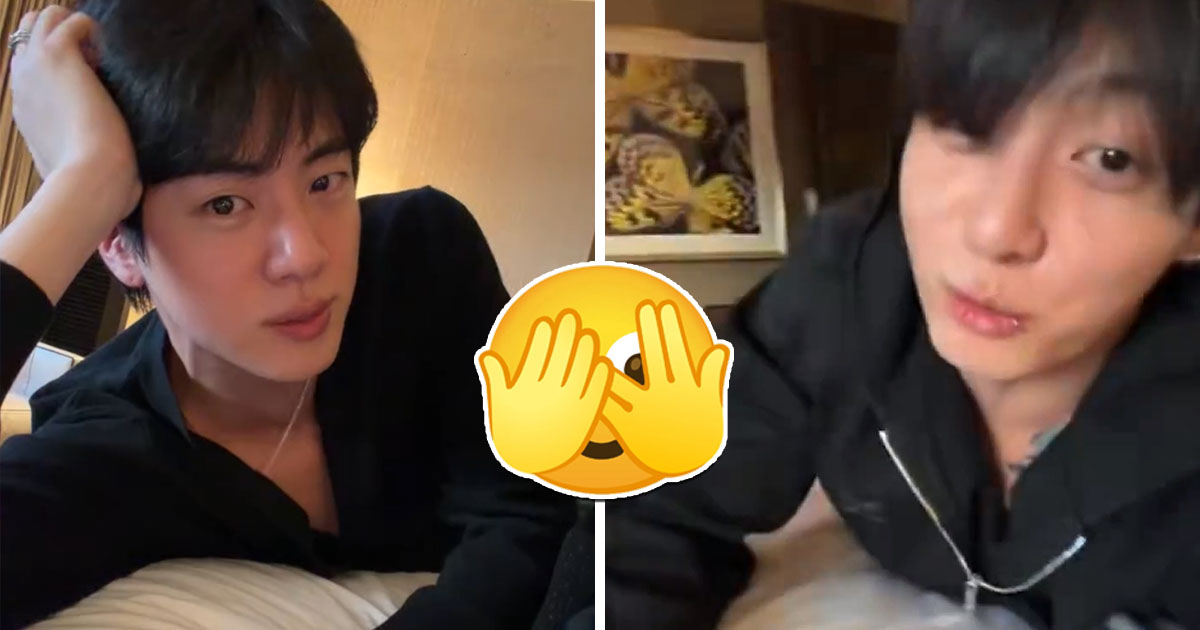 BTS’s Jin Accidentally Flashes Drunk Jungkook While Trying To Stay Modest