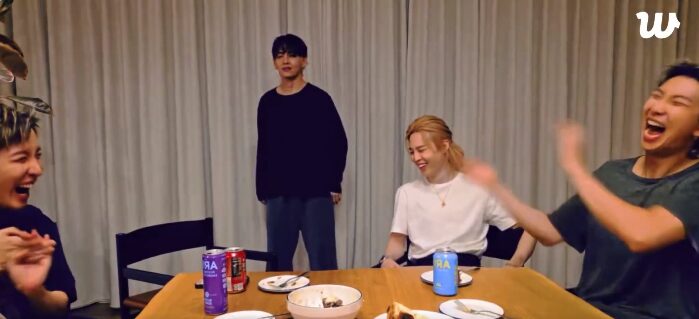 laughing