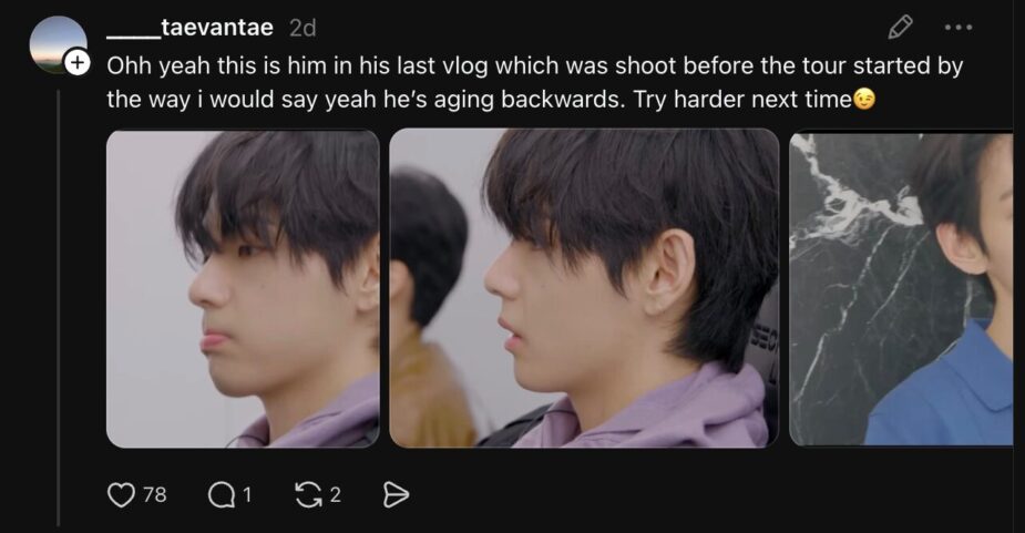 Gallery - BTS V's Unedited "Aging Visuals" Hit With Hate - Koreaboo - image 4