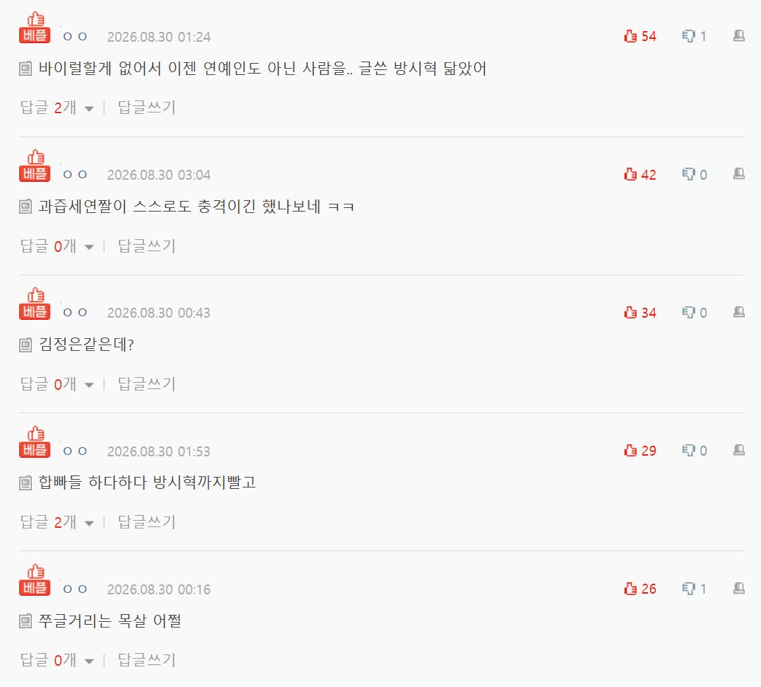 Bang Si Hyuk’s Visuals Likened To Actor Lee Byung Hun After Weight Loss插图5 pann 103309