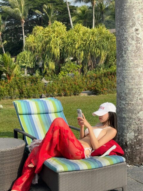 Korean Star's Wife Shows Off Daring Bikini Look
