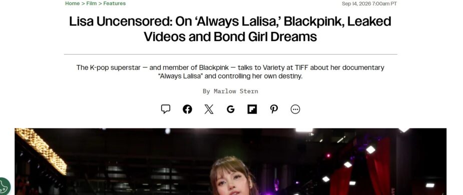 BLACKPINK Lisa Directly Apologizes For Past Controversy — Sparks Major Reactions插图4 Screenshot 2026-09-15 095400
